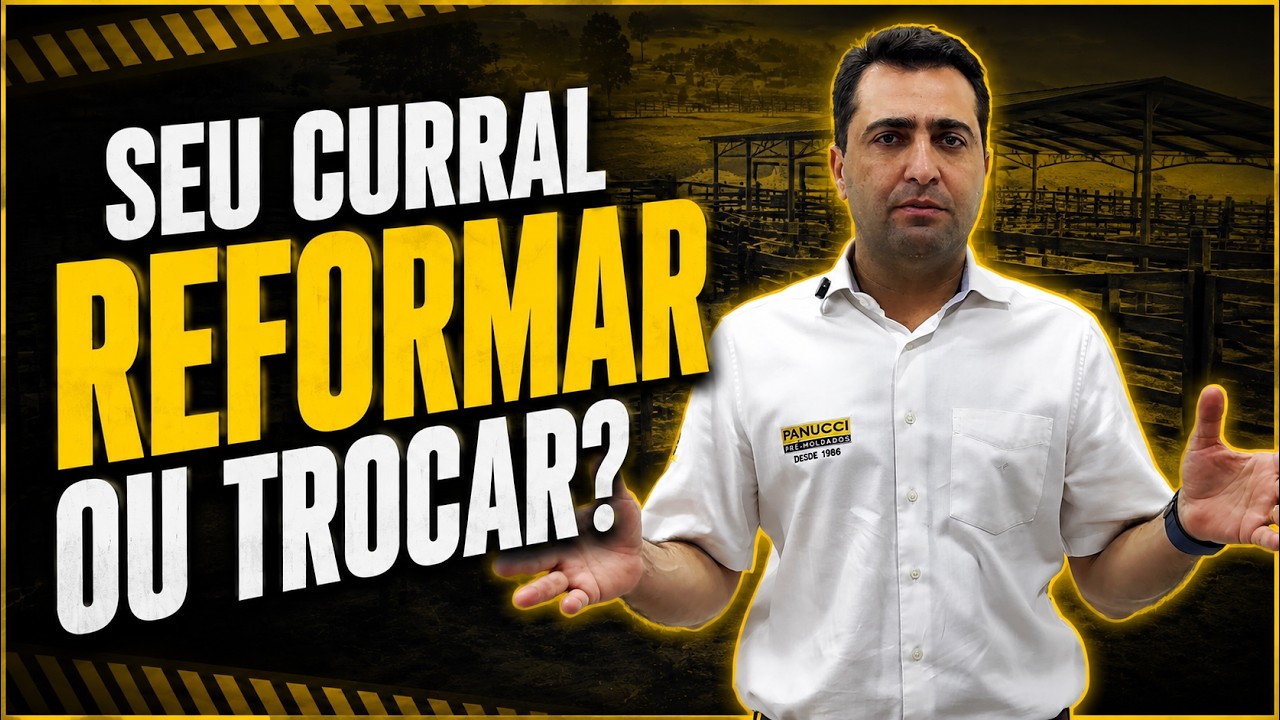 Thumbnail do vídeo Panucci: Seu curral vive dando manutenção? Veja o que entra nessa conta